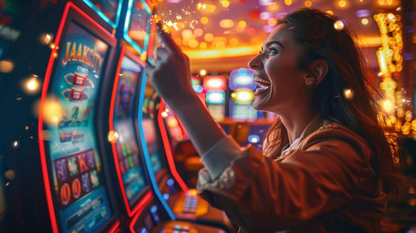 Tampilan aplikasi jackpot106 pada perangkat ponsel
